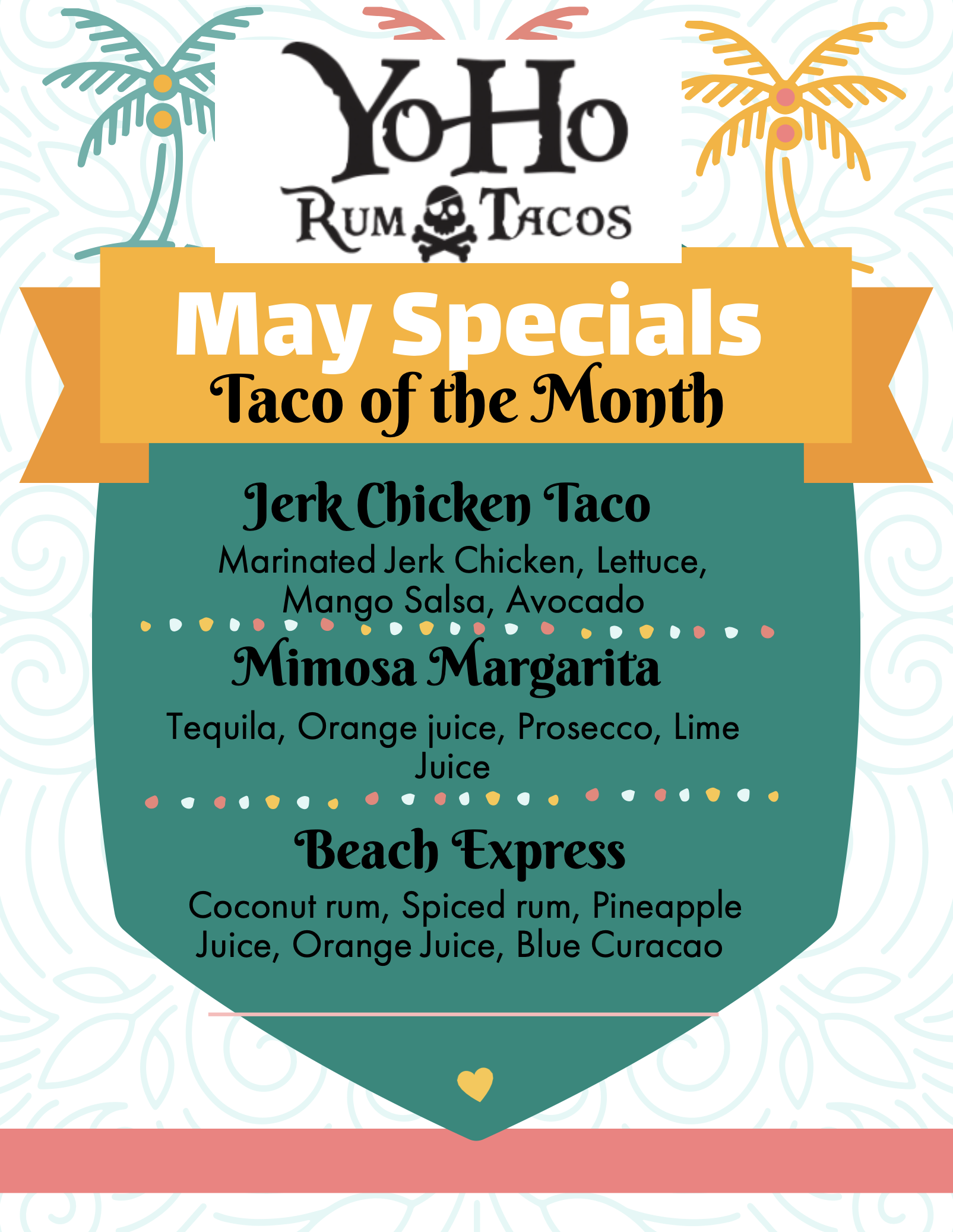 May Specials at Yoho
